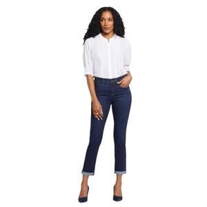 NYDJ - NWT Margot Girlfriend Jeans Roll Cuff Lift Tuck Cool Embrace Sz 20WP